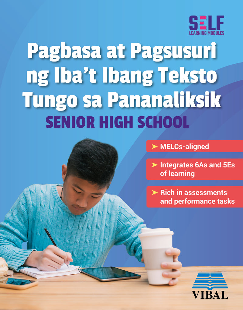 Self-Learning Modules: Pagbasa at Pagsusuri ng Iba't Ibang Teksto Tungo sa Pananaliksik